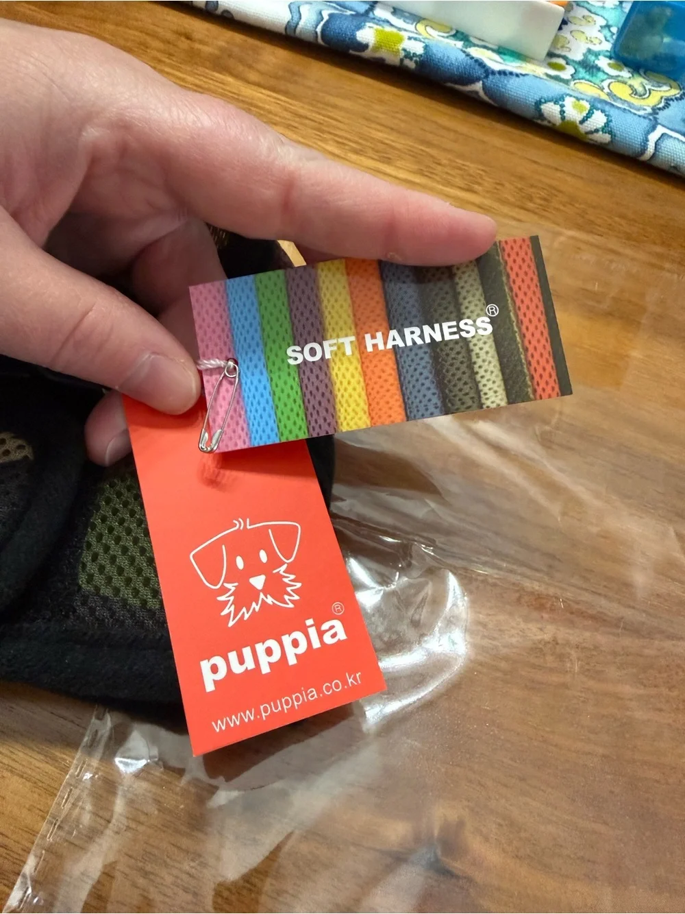 Puppia Green Camo Soft Harness - Small Pets